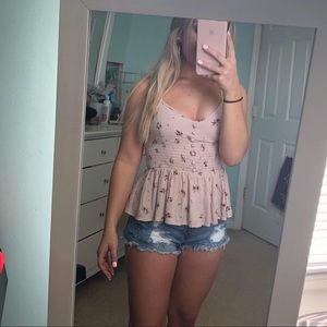 floral AE tank top